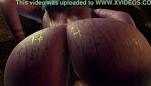 I watch sexy purple elf bouncing on top in pov 3d porn