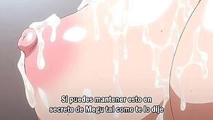 Ecchi big sister squeezes in hentai style