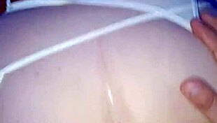 Lonely girl at midnight asks for company, gets anal creampie