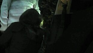 having fun with t-girls, doggystyle and bent over in the car park, then banging in the porn theater