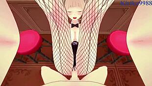 'Want intense sex, Himiko?' Izuku asks in hentai