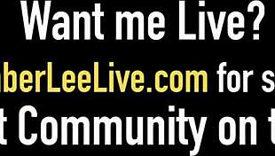 young kimber lee jacks you off but takes your car 😈