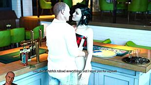 3D game with animated sex in a bar environment