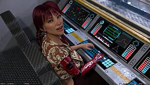 stranded in space 18 - flirting with half-robot girl