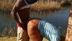 Lilpuddingbowls Shows Tits And Ass With Monster Cock Outdoors.