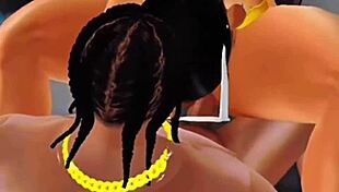 she wanted to play fortnite but i turned it into fuknight with her big ass