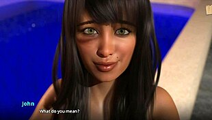 Milf enjoys pool time with friend in homemade video