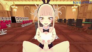 'Want intense sex, Himiko?' Izuku asks in hentai