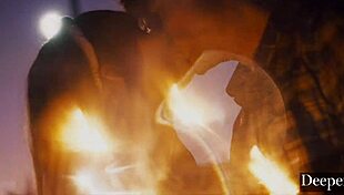 Deeper all-AMERICAN girl LILLY BELL fucks in the back of her pick-up truck