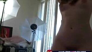 Juliann tugging and teasing my cock in lingerie POV.