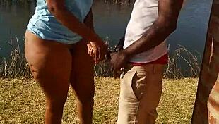 Lilpuddingbowls Shows Tits And Ass With Monster Cock Outdoors.