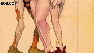 Yo, check out these vintage erotic drawings with a cool retro anime vibe. They’re unreal!