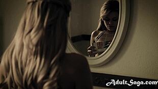 skinny girl bends over for interracial taboo encounter