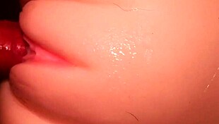 playing with the smooth hairless form using toys and intimate close ups