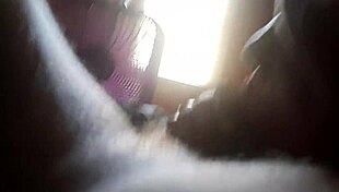 Intense blowjob on big monster cock with passion