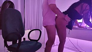 caught him watching porn and did this deepthroat cosplay