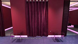 Cartoon Aunt Teases Nephew in Underwear