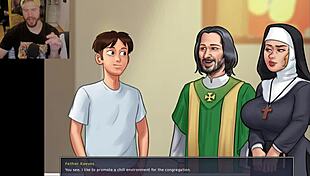 embarrassing cumshot in shower with mommy teacher in summertime saga