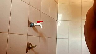 Black Guy Bathes While Step Sister Gets Fucked In Next Room