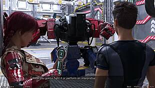 stranded in space 18 - flirting with half-robot girl