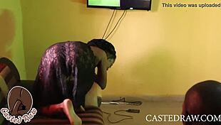 free naija porn slut milf housewife can't keep her big african ass to herself