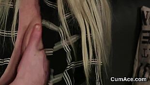 Foxy Idol Swallows Massive Cum Shots in Blowbang.