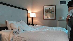 She said, Let's have a romantic makeout session.