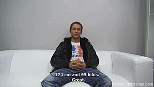 Czech gay casting features robert sucking and fucking