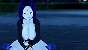 raven with horny big thighs gives joi and facial in dark forest