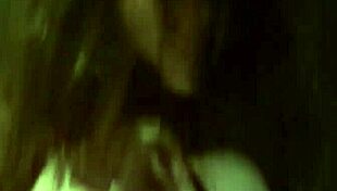 brunette sucking black cock for money