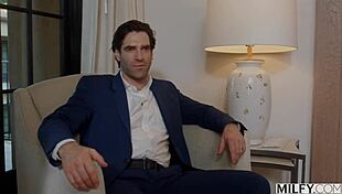 Milfy Serenity fucks young stud in every position while hubby watches.