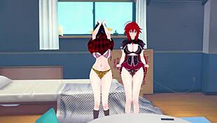 Rias Gremory And Akeno Conversation