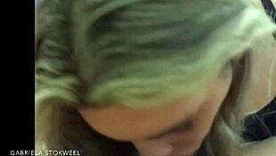 gabriela stokweel, blonde brazilian, sucking monster cock in group deepthroat