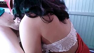 hot roommate sucking dick till cum in mouth after class