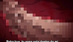 Ecchi big sister squeezes in hentai style