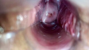 Orgasm Inside The Vagina Close-Up
