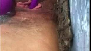 Jerking Off in a Video Call with My Ex's Hot Girlfriend