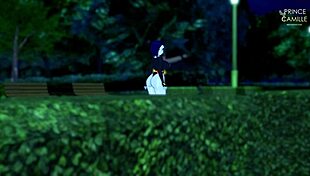 raven with horny big thighs gives joi and facial in dark forest