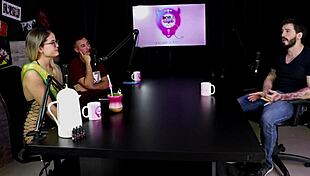 ARTHUR AILY in SHEER RED overcomes FEAR, records GAY PORN with BLONDE TEEN