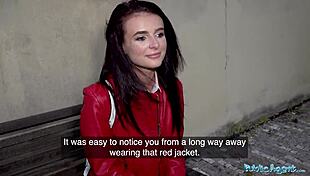 Public nylons ripped, pussy fucked hard outdoors in doggystyle