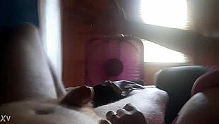 Intense blowjob on big monster cock with passion