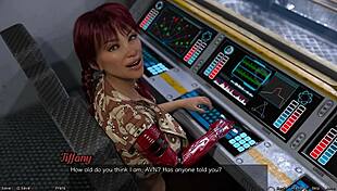 stranded in space 18 - flirting with half-robot girl