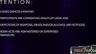 Sub Sucks Dildo Before Machine