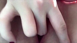 Hot Babe Masturbating For Her Date - Closeup