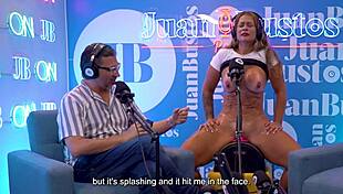 Kata Sanchez Hot Milf Can't Resist Vibrating Machine Urge - Juan Bustos Podcast