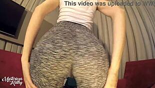 MysteriousKathy's Hottest Leggings Try-On with Cameltoe Display