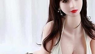 sexy asian fuck doll poses provocatively