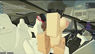 roblox car sex with wife turns rough and wild