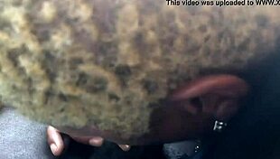 The blonde bombshell encounters a monster cock in this thrilling part 2. She eagerly performs a blowjob on the big black cock.