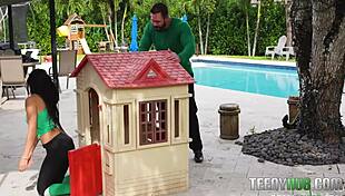 Playing hide and seek with madison wilde. We end up fucking in the gi with joey